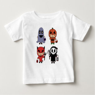 T-shirt Pour Bébé Tête d'Halloween