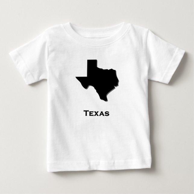 T-shirt Pour Bébé Texas (Devant)