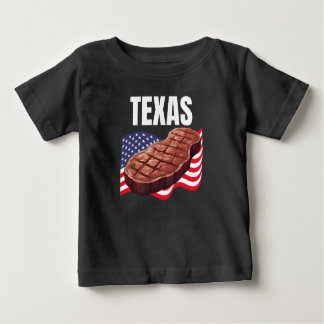 T-shirt Pour Bébé Texas Baby Fine Jersey Dark