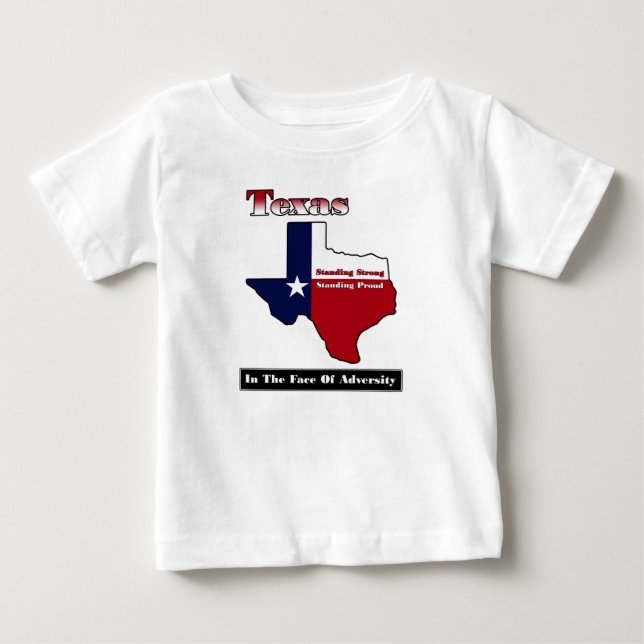 T-shirt Pour Bébé Texas Standing Fort (Devant)
