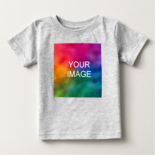 T-shirt Pour Bébé Texte tendance Qualité photo Jersey fin Heather Gr