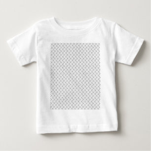 T-shirt Pour Bébé Texture Géométrique Monochrome Motif Diamant Sans 