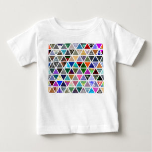 T-shirt Pour Bébé Textures triangulaires
