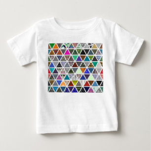 T-shirt Pour Bébé Textures triangulaires 02