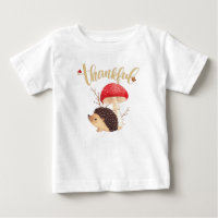 Thanksgiving Cute Kawaii Hedgehog Automne Merci