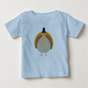 T-shirt Pour Bébé Thanksgiving Turquie
