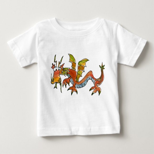 T-shirt Pour Bébé Thare Be Dragons (Devant)