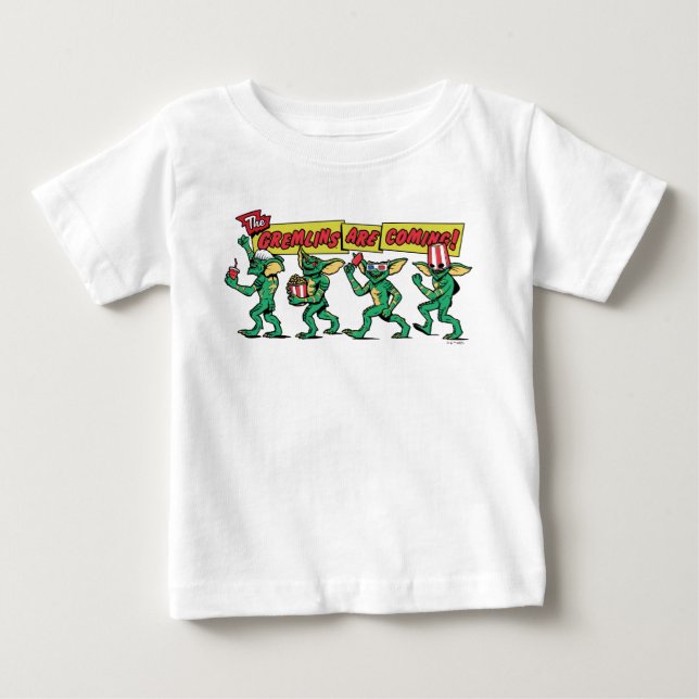 T-shirt Pour Bébé The Gremlins™ Are Coming (Devant)