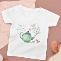 Thé pour deux | Cute théière & Bébé Oiseaux