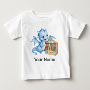 T-shirt Pour Bébé Théâtre de marionnettes de dragon personnalisé pou