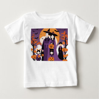 T-shirt Pour Bébé thème halloween famille t-shirt bébé
