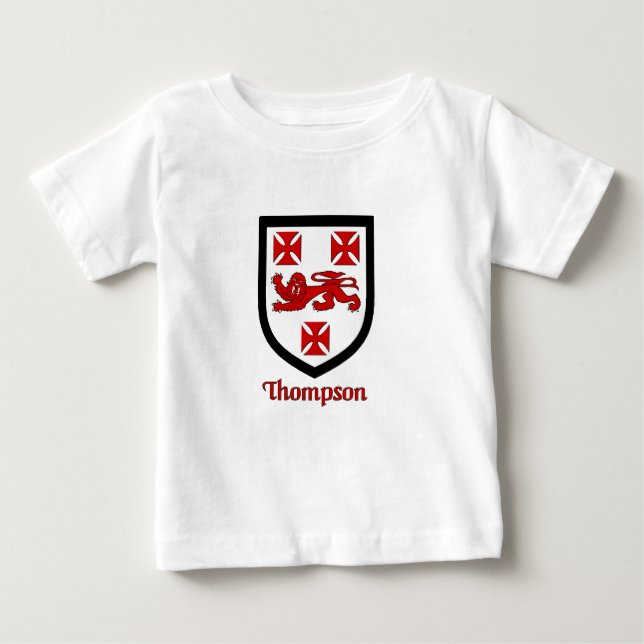 T-shirt Pour Bébé Thompson Family Shield (Devant)