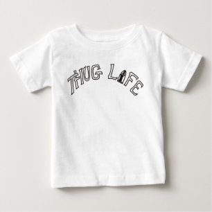T-shirt Pour Bébé Thug Baby Life Premium