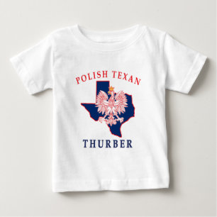 T-shirt Pour Bébé Thurber polonais Texan