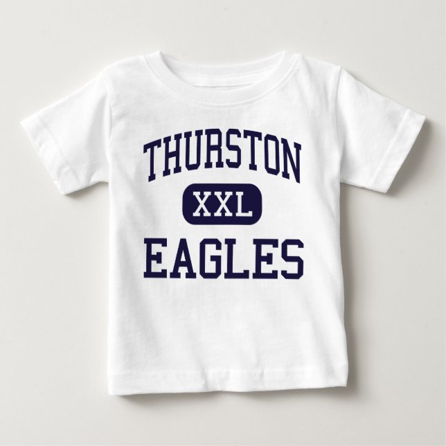T-shirt Pour Bébé Thurston - Eagles - lycée - Redford Michigan (Devant)