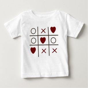 T-shirt Pour Bébé Tic tac Toe