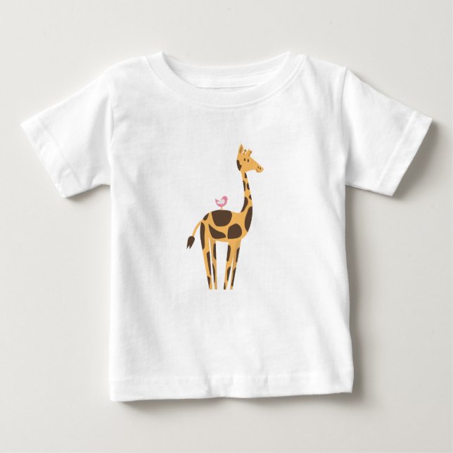 T-shirt Pour Bébé Tichert baby kids animaux  (Devant)