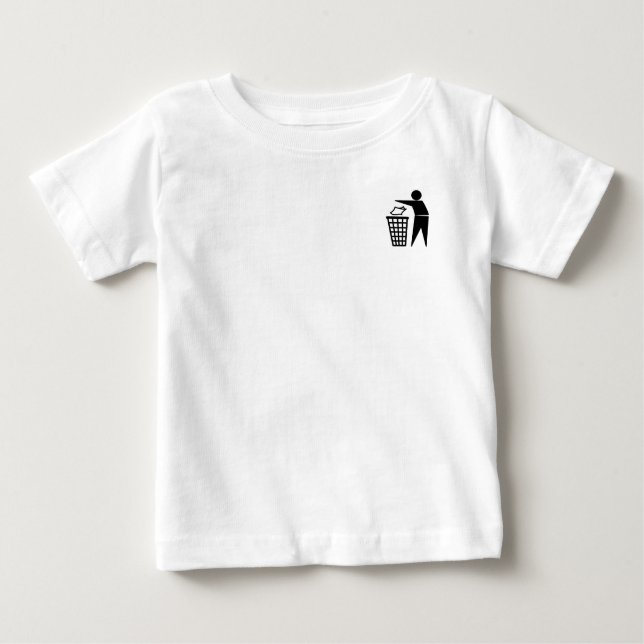 T-shirt Pour Bébé Tidy Man Shirt (Devant)
