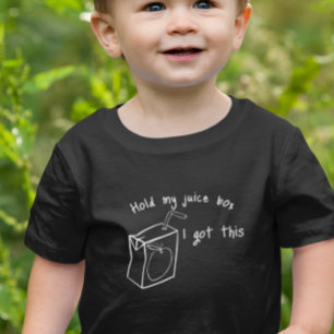 T-shirt Pour Bébé Tiens ma boîte à jus J'ai ça