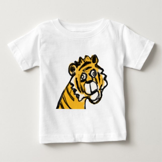 T-shirt Pour Bébé Tiger (Devant)