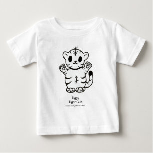 T-shirt Pour Bébé Tiggy Tiger Cub
