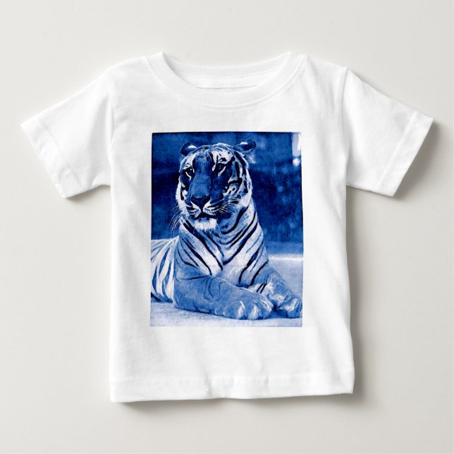 T-shirt Pour Bébé Tigre (Devant)