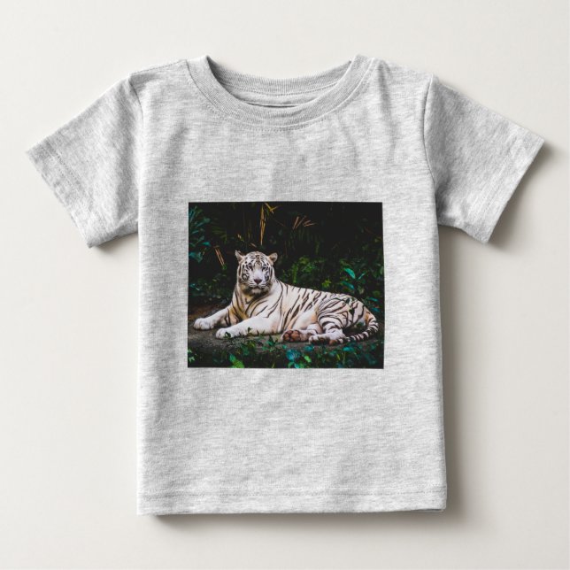 T-shirt Pour Bébé Tigre (Devant)