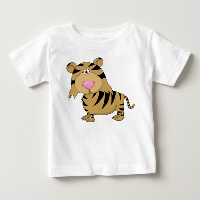 T-shirt Pour Bébé Tigre (Devant)