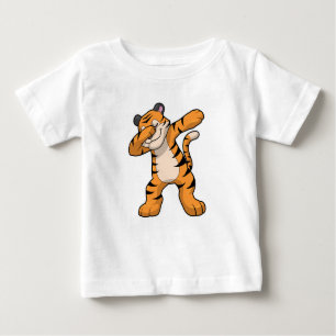 T-shirt Pour Bébé Tigre à Hip hop Dance Dab
