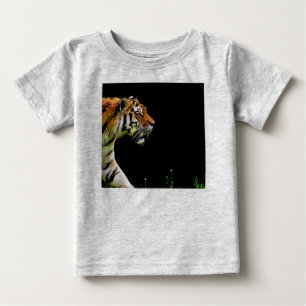 T-shirt Pour Bébé Tigre approchant - Oeuvres d'art d'animaux sauvage