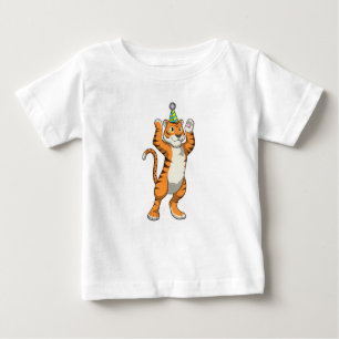 T-shirt Pour Bébé Tigre avec parti casquette