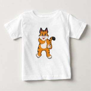T-shirt Pour Bébé Tigre silencieux