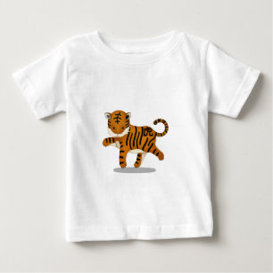 T-shirt Pour Bébé Tigre Zodiac chinois mignon