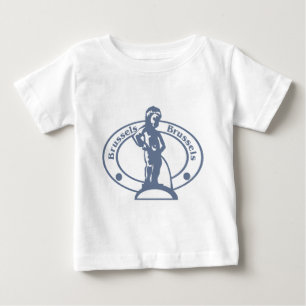 T-shirt Pour Bébé Timbre de Bruxelles