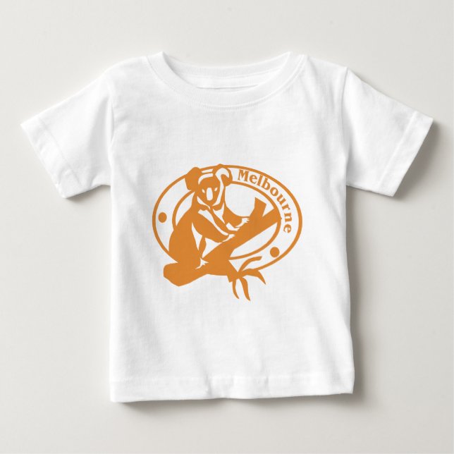 T-shirt Pour Bébé Timbre de Melbourne (Devant)