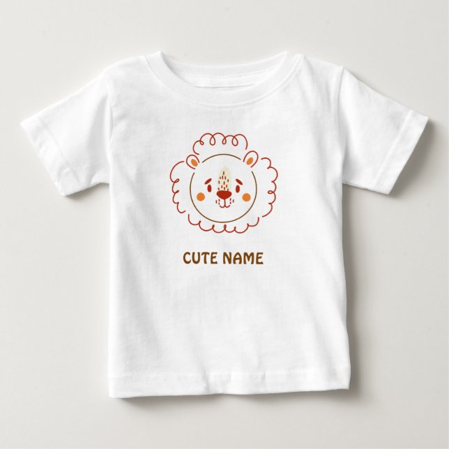 T-shirt Pour Bébé Tiny Roar (Devant)