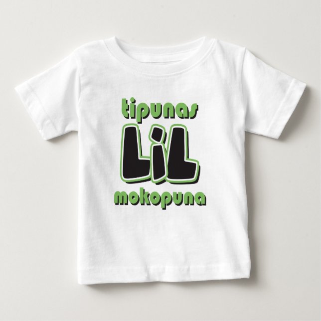 T-shirt Pour Bébé Tipunas LIL Mokopuna (Devant)