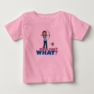 T-shirt Pour Bébé Tir à l'arc en bleu - Lumière