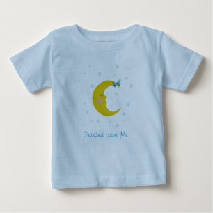 T-shirt Pour Bébé Tirage personnalisé du visage de la lune