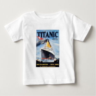T-shirt Pour Bébé Titanic White Star Line - Le plus grand paquebot d