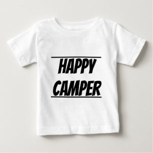 T-shirt Pour Bébé Titre : Joyeux Campeur Drôle de Camping Aventure E