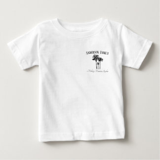 T-shirt Pour Bébé Toddler Family Vacation  Palm Tree Beach Trip Tee