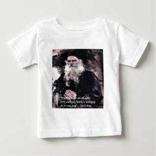 T-shirt Pour Bébé Tolstoï Anna Karenina Joyeuses Familles Comme Cita