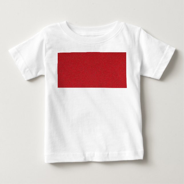T-shirt Pour Bébé Tomato Red Noise Bar Baby Jersey Tee - Personnalis (Devant)