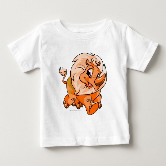 T-shirt Pour Bébé Tonu Orange (Devant)