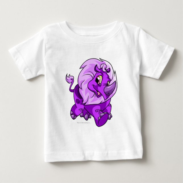 T-shirt Pour Bébé Tonu violet (Devant)