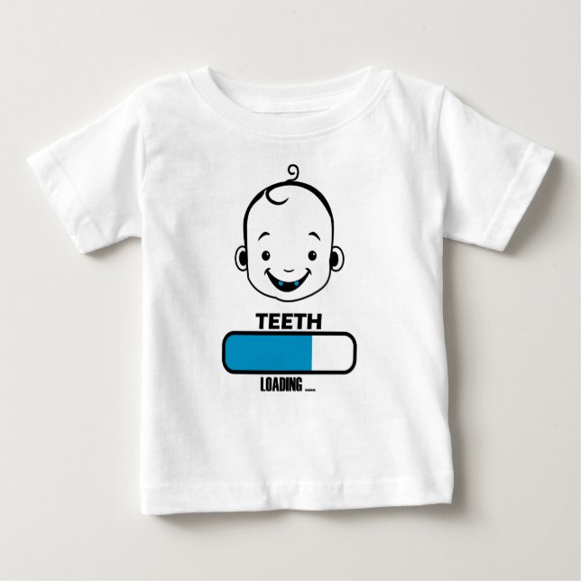T-shirt Pour Bébé tooth loadefirst (Devant)