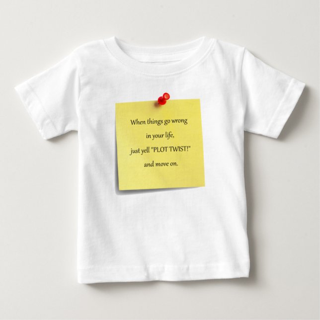 T-Shirt pour bébé torsion de terrain (Devant)