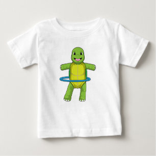 T-shirt Pour Bébé Tortue à Fitness avec pneus Fitness