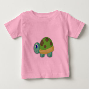 T-shirt Pour Bébé Tortue de JezzyLala de tortue de bébé